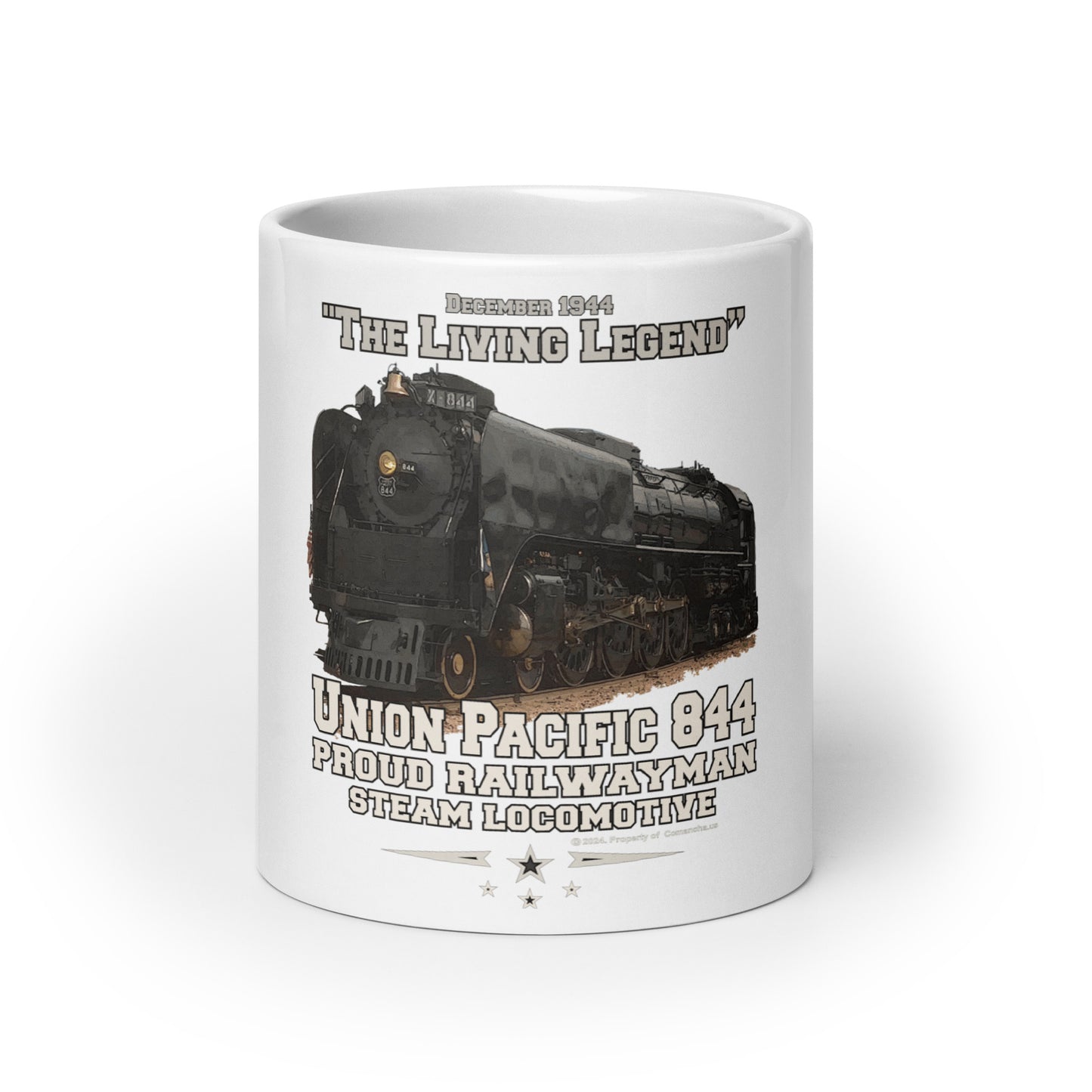 UP 844 Steam Locomotive mug,