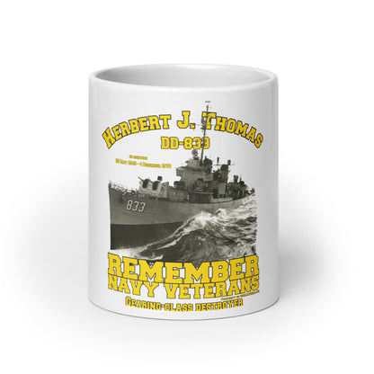 USS Herbert J. Thomas DD-833 mug,