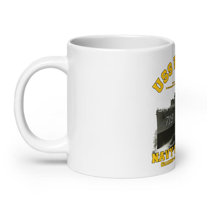 USS Epperson DD 719 Destroyer - White glossy mug