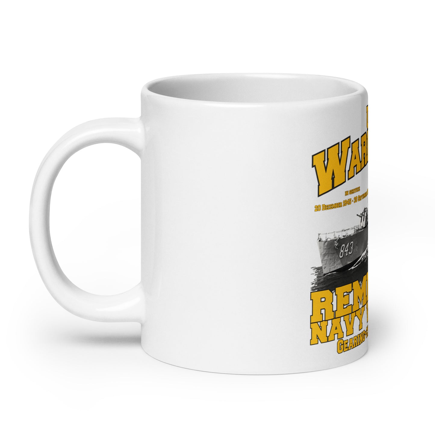 USS Warrington DD-843 Destroyer mug