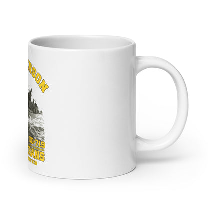 USS Epperson DD 719 Destroyer - White glossy mug