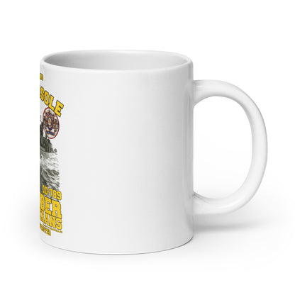 USS Eversole DD-789 Destroyer White glossy mug