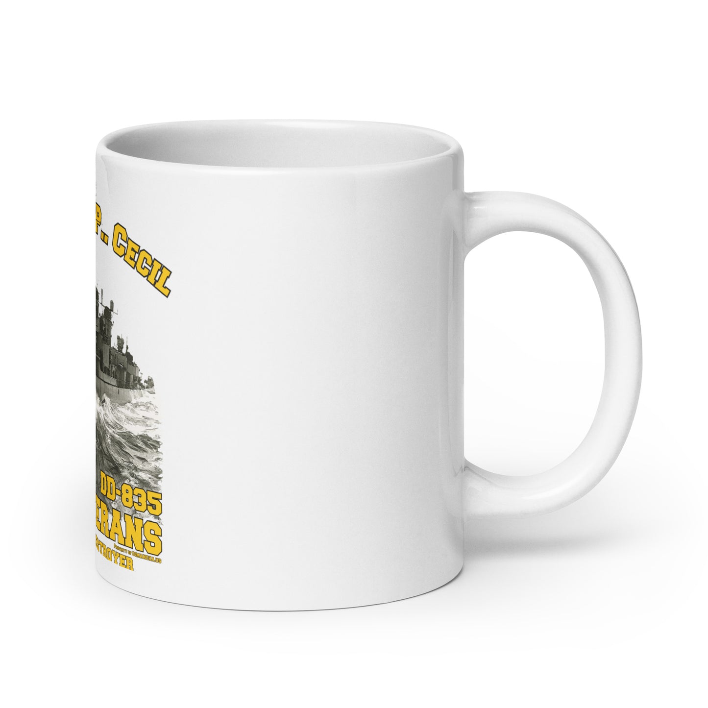 USS Charles P. Cecil DD-835 mug